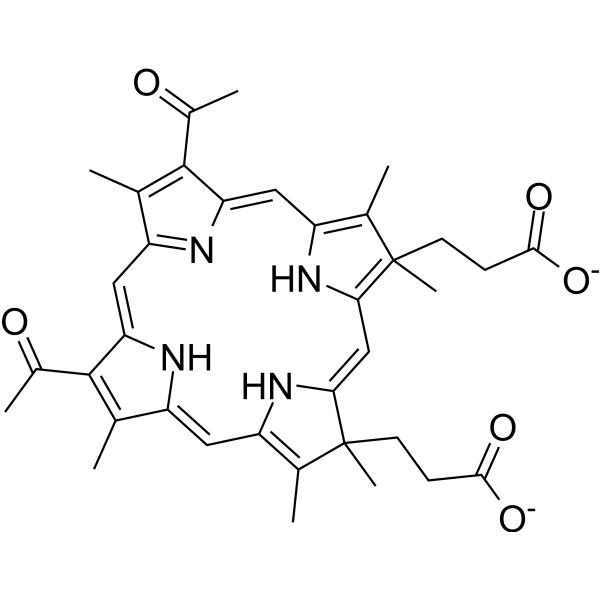 2,4-Diacetyl deuteroporphyrin IX dimethyl ester 10591-31-8